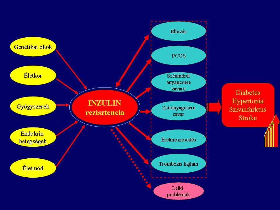 Inzulinrezisztencia tünetei és kezelése